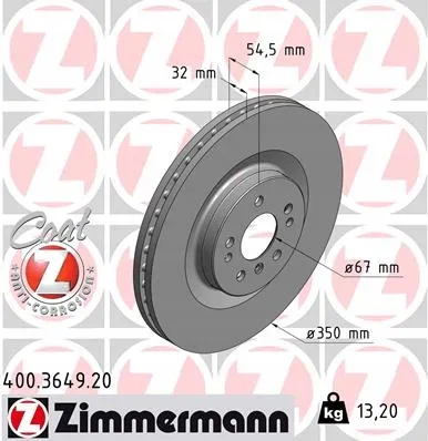 zimmermann-tarcze-std-klocki-std-przod-merc-stan-nowy