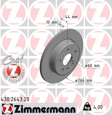 zimmermann-tarcza-ham-tyl-opel-ampera-e-stan-nowy