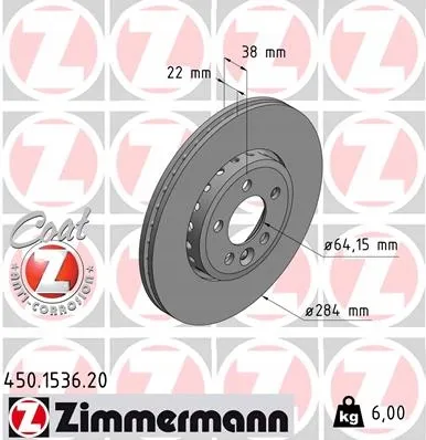 zimmermann-tarcza-ham-przod-rover-75-stan-nowy