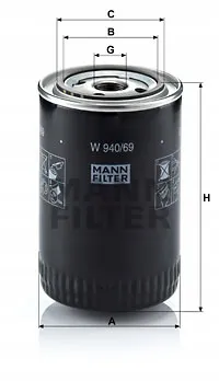 mann-filtr-oleju-w940-69-multicar-stan-nowy