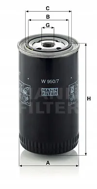mann-filtr-oleju-w950-7-vw-stan-nowy