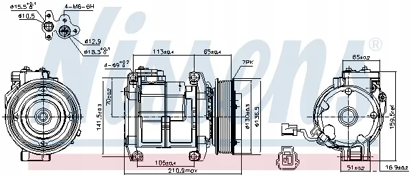 nissens-kompresor-klimat-89084-numer-katalogowy-oryginalu-honda-38800-raa-a01-honda-38810raaa01