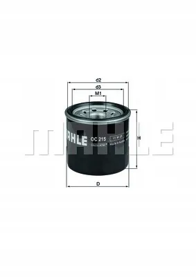 mahle-filtr-oleju-oc215-stan-nowy