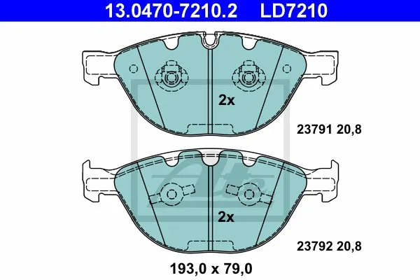 ate-ceramic-klocki-przod-bmw-5-e60-e61-6-e63-e64-stan-nowy