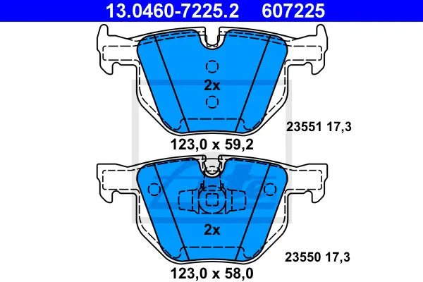 ate-klocki-hamulcowe-tyl-bmw-3-e90-e91-e92-e93-stan-nowy