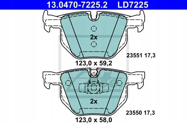 ate-ceramic-klocki-tyl-bmw-3-e90-e91-e92-e93-wart-stan-nowy