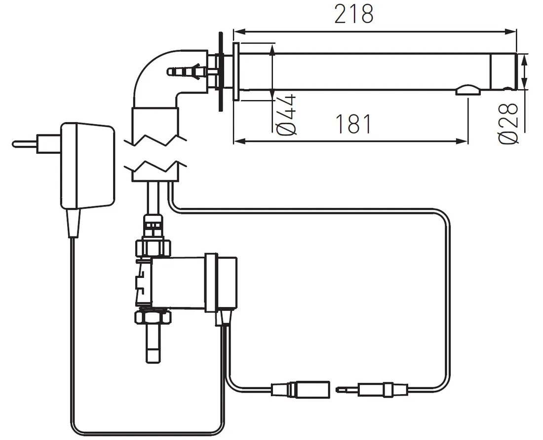bora-sensor-power-safe-bezdotykowa-bateria-scienna-chrom-stan-nowy