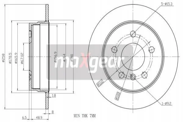 maxgear-19-1225max-tarcza-ham-tyl-producent-czesci-maxgear