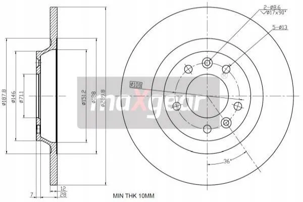 maxgear-19-1845max-tarcza-ham-tyl