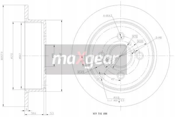 maxgear-19-0962-tarcza-ham-tyl-stan-nowy