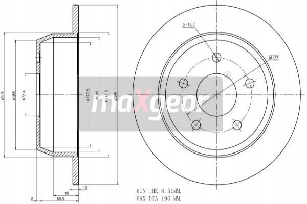 maxgear-19-2544-tarcza-ham-tyl-stan-nowy