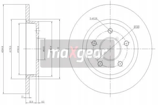 maxgear-19-1226max-tarcza-ham-tyl-producent-czesci-maxgear