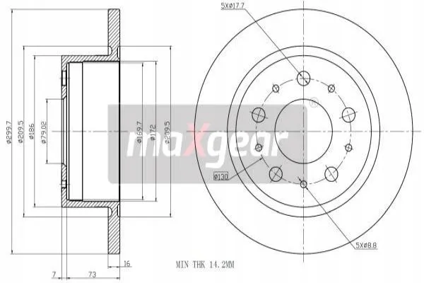 maxgear-19-2008-tarcza-ham-tyl-stan-nowy