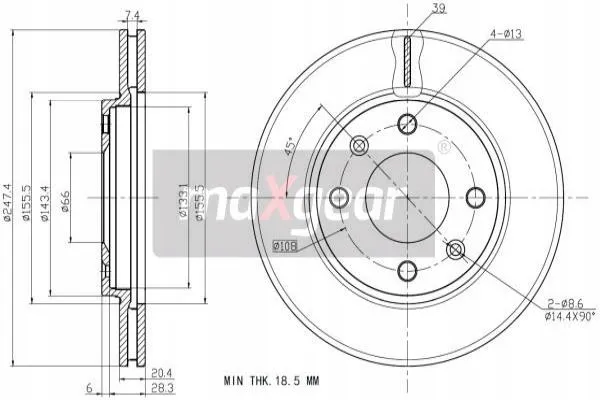 maxgear-19-0696max-tarcza-ham-przod