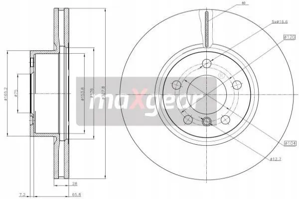 maxgear-19-3207-tarcza-ham-przod-stan-nowy