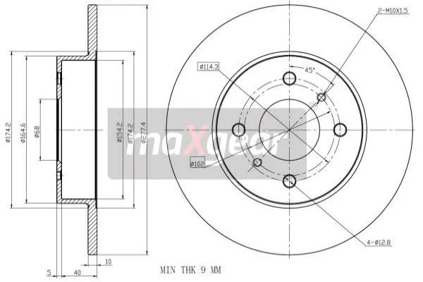 maxgear-19-0959max-tarcza-ham-tyl-producent-czesci-maxgear