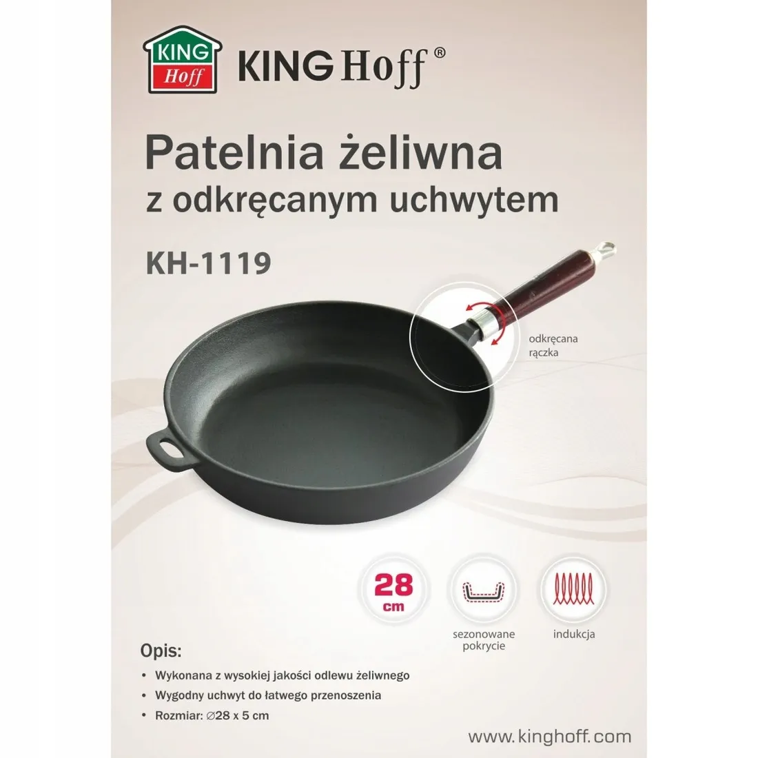 kinghoff-zeliwna-28cm-kh-1119