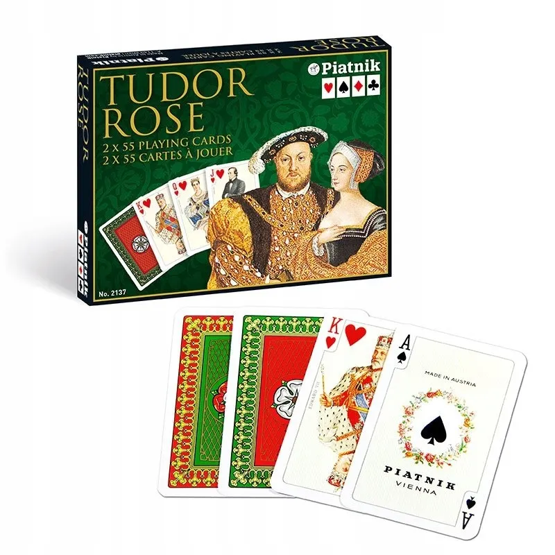 karty-piatnik-tudor-rose-stan-nowy