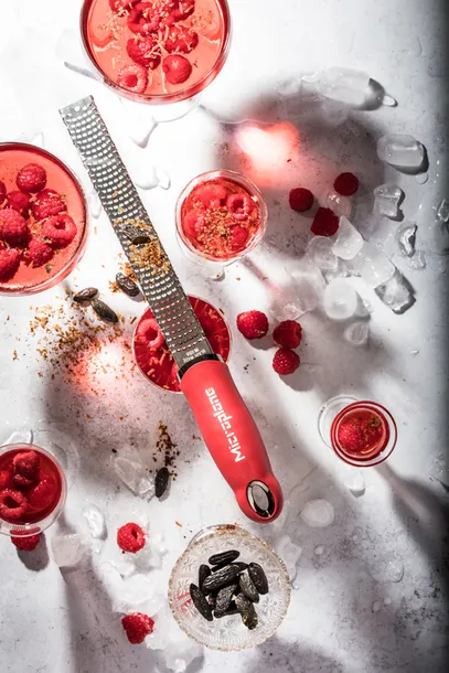 tarka-premium-zester-pomegranate-red-microplan-stan-nowy-zasilanie-reczne
