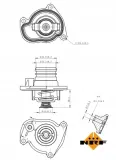 nrf-termostat-725008-numer-katalogowy-oryginalu-opel-1338004-opel-1338421-opel-9158251-opel-95517652-suzuki-1767084e00-suzuki-1767084e01-vauxhall-9158251-vauxhall-95517652