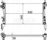 mahle-chlodnica-biegow-cr1122000p-stan-nowy
