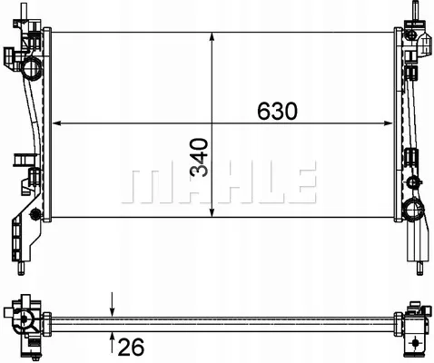 mahle-chlodnica-biegow-cr1122000p-stan-nowy