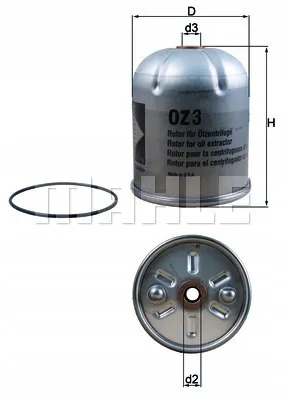 mahle-filtr-oleju-oz3d-stan-nowy