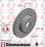 zimmermann-tarcze-klocki-przod-bmw-5-e60-e61-stan-nowy