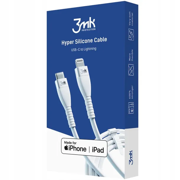 kabel-3mk-usb-typ-c-apple-lightning-1-m-bialy-maksymalne-obciazenie-w-13-20w