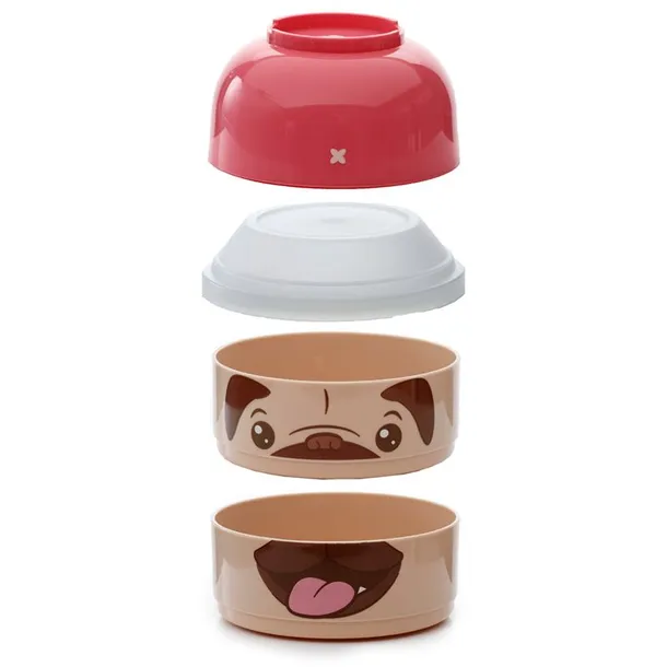 lunchbox-potrojny-pies-mops-stan-nowy