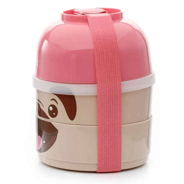 lunchbox-potrojny-pies-mops-stan-nowy