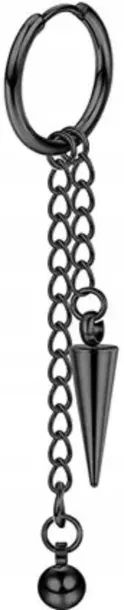kolczyk-do-ucha-huggie-stozek-punk-gothic-stal