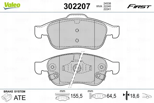 valeo-klocki-ham-302207-stan-nowy