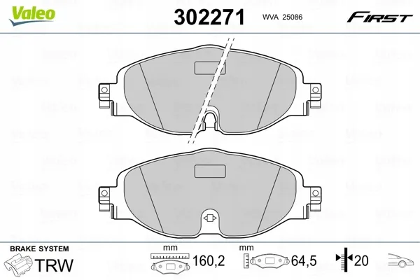 valeo-klocki-ham-prz-302271-stan-nowy