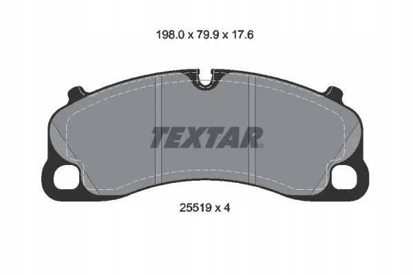 textar-klocki-hamulcowe-przod-2551901-stan-nowy