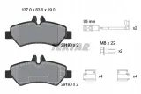 textar-klocki-tyl-vw-crafter-sprinter-906-stan-nowy