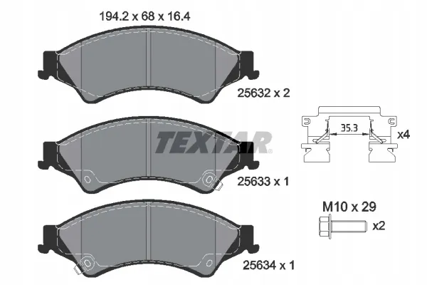 textar-klocki-hamulcowe-kpl-2563201-stan-nowy