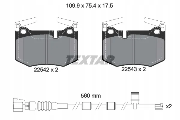 textar-klocki-hamulcowe-tyl-2254201-stan-nowy