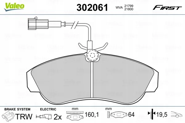 valeo-klocki-ham-302061-stan-nowy