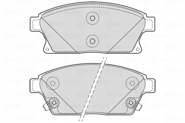 valeo-klocki-hamulcowe-601705-stan-nowy