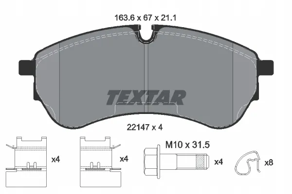 textar-klocki-hamulcowe-2214701-stan-nowy