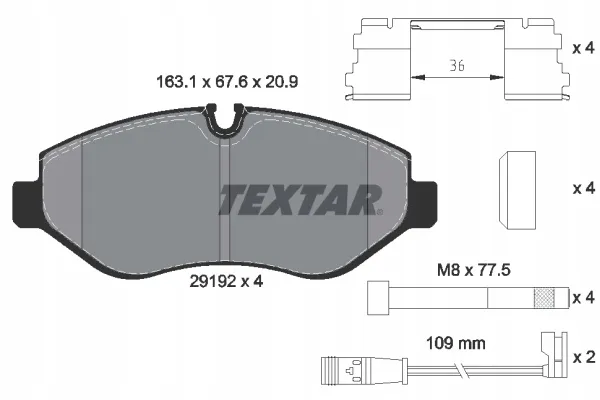 textar-klocki-przod-viano-vito-sprinter-crafter-stan-nowy