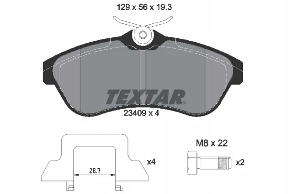 textar-klocki-hamulcowe-2340902-stan-nowy