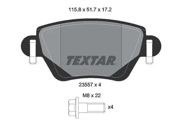 textar-klocki-tyl-ford-mondeo-iii-do-2004-stan-nowy