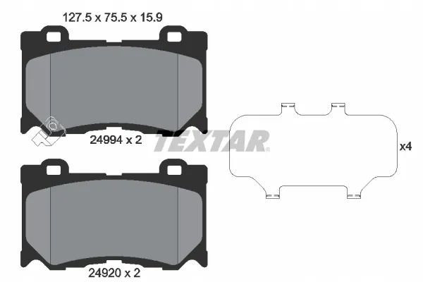 textar-klocki-hamulcowe-kpl-2499401-stan-nowy