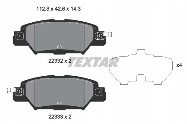 textar-klocki-hamulcowe-tyl-2233201-stan-nowy