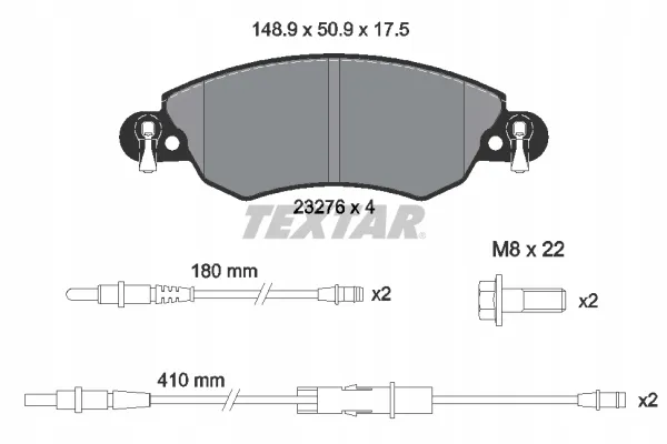 textar-klocki-hamulcowe-2327601-stan-nowy