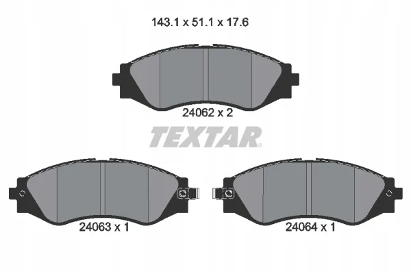 textar-klocki-hamulcowe-2406201-stan-nowy