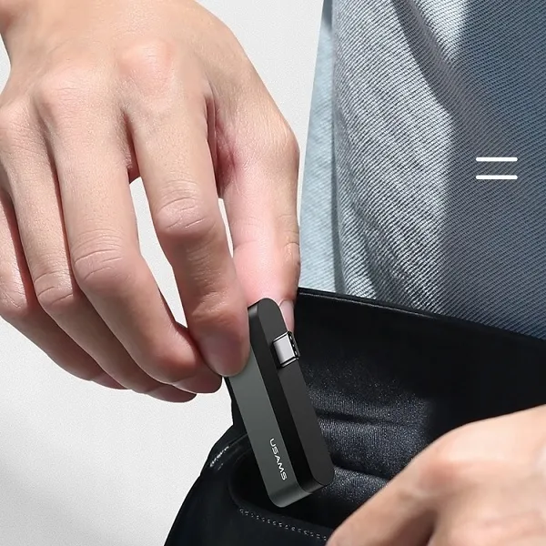 usams-adapter-usb-c-mini-hub-2xusb-micro-sd-szary-waga-z-opakowaniem-0-15-kg-stan-nowy