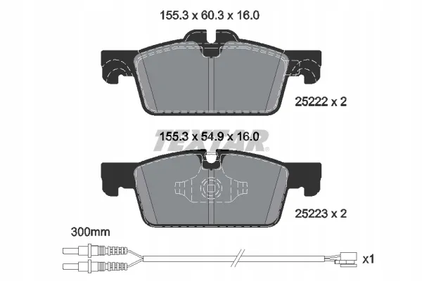 textar-klocki-hamulcowe-przod-2522204-stan-nowy